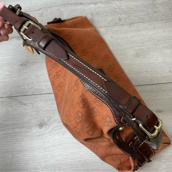 DOONEY & Bourke Signature Monogram Single Strap Shoulder Bag - Picture 9 of 15